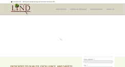 Desktop Screenshot of lindtreeservice.com